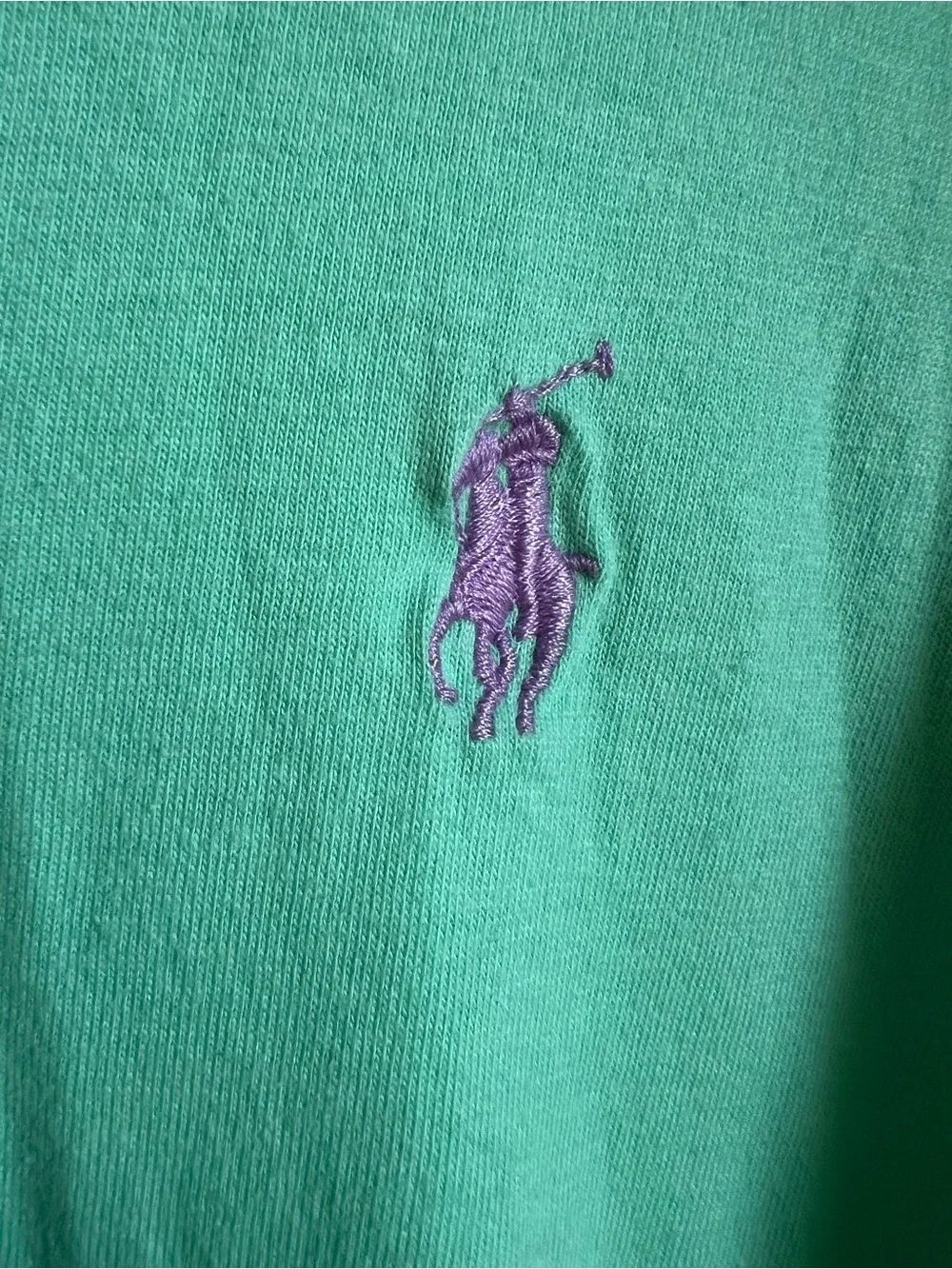 Polo Ralph Lauren Long Sleeve Mens 2XLT Mint Green Preppy Coastal Frat‎ Cotton